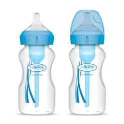 Dr. Brown's Fles Brede Hals Options+ Blauw 270ml 2-Pack> Flessen