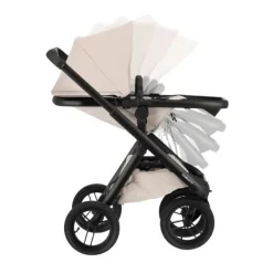 Dubatti One E6 Kinderwagen 2-in-1 - Black / Walnut Brown><noscript><img width=