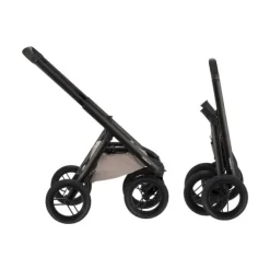 Dubatti One E6 Kinderwagen 2-in-1 - Black / Walnut Brown><noscript><img width=