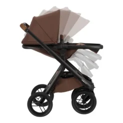 Dubatti One E6 Kinderwagen 2-in-1 - Dark Brown / Walnut Brown><noscript><img width=