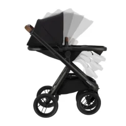 Dubatti One E6 Kinderwagen 2-in-1 - Dark Brown / Walnut Brown><noscript><img width=