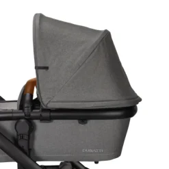 Dubatti One E5 Kinderwagen 2-in-1 Grey Frame Black/Cognac><noscript><img width=