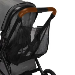 Dubatti One E5 Kinderwagen 2-in-1 Grey Frame Black/Cognac><noscript><img width=