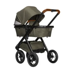 Dubatti One E5 Kinderwagen 2-in-1 Grey Frame Black/Cognac><noscript><img width=