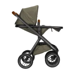 Dubatti One E5 Kinderwagen 2-in-1 Grey Frame Black/Cognac><noscript><img width=