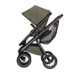 Dubatti One E5 Kinderwagen 2-in-1 Grey Frame Black/Cognac><noscript><img width=