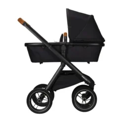 Dubatti One E5 Kinderwagen 2-in-1 Grey Frame Black/Cognac><noscript><img width=