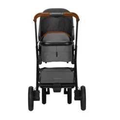 Dubatti One E5 Kinderwagen 2-in-1 Grey Frame Black/Cognac><noscript><img width=