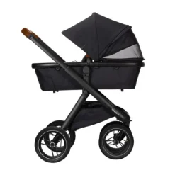 Dubatti One E5 Kinderwagen 2-in-1 Grey Frame Black/Cognac><noscript><img width=