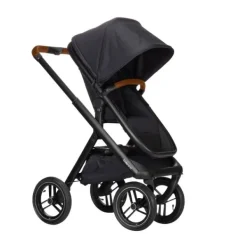 Dubatti One E5 Kinderwagen 2-in-1 Grey Frame Black/Cognac><noscript><img width=