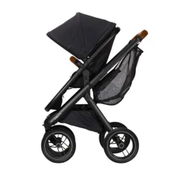 Dubatti One E5 Kinderwagen 2-in-1 Grey Frame Black/Cognac><noscript><img width=