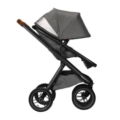 Dubatti One E5 Kinderwagen 2-in-1 Grey Frame Black/Cognac><noscript><img width=
