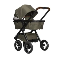 Dubatti One E5 Kinderwagen 2-in-1 Grey Frame Black/Dark Brown><noscript><img width=