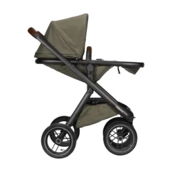 Dubatti One E5 Kinderwagen 2-in-1 Grey Frame Black/Dark Brown><noscript><img width=