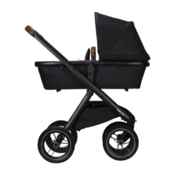 Dubatti One E5 Kinderwagen 2-in-1 Grey Frame Black/Dark Brown><noscript><img width=