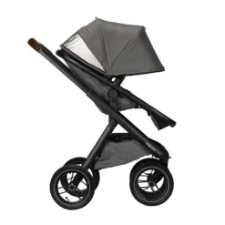 Dubatti One E5 Kinderwagen 2-in-1 Grey Frame Black/Dark Brown><noscript><img width=