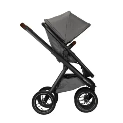 Dubatti One E5 Kinderwagen 2-in-1 Grey Frame Black/Dark Brown><noscript><img width=