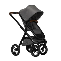 Dubatti One E5 Kinderwagen 2-in-1 Grey Frame Black/Dark Brown><noscript><img width=