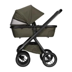 Dubatti One E5 Kinderwagen 2-in-1 Grey Frame Black/Black><noscript><img width=