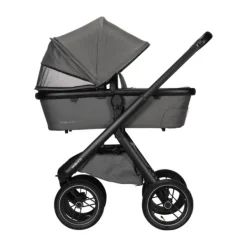 Dubatti One E5 Kinderwagen 2-in-1 Grey Frame Black/Black><noscript><img width=