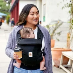 Ergobaby Adapt SoftTouch Cotton Onyx Black><noscript><img width=