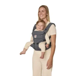 Ergobaby Omni Classic Mesh Draagzak - Charcoal Grey><noscript><img width=