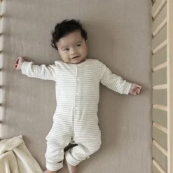 Feetje Boxpak Met Voet Rib Streep The Magic is in You Taupe Melange 44><noscript><img width=