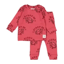 Feetje Howdy Holly Pyjama - Maat 62 - Berry> Pyjama's