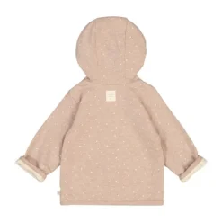 Feetje Jas Met Capuchon Omkeerbaar Print The Magic Is In You Taupe Melange 74><noscript><img width=