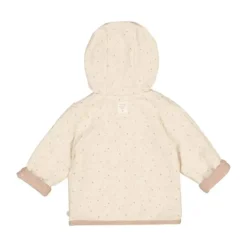 Feetje Jas Met Capuchon Omkeerbaar Print The Magic Is In You Taupe Melange 74><noscript><img width=