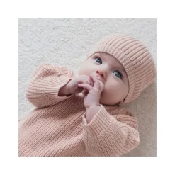 Feetje Mutsje Gebreid The Magic is in You Roze 0-3 maanden><noscript><img width=