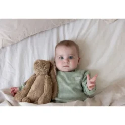 Feetje Pyjama Wafel Groen melange mt 56><noscript><img width=