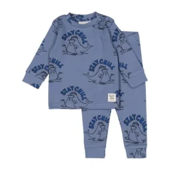 Feetje Willy Walrus Pyjama - Maat 56 - Blauw> Pyjama's