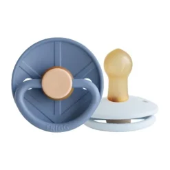 Frigg Fopspeen Little Viking Ocean View/Powder Blue T1 0-6 mnd (2 stuks)> Fopspenen 0-6 Maanden