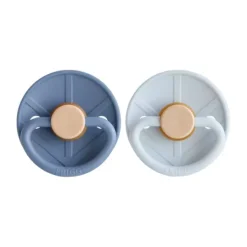 Frigg Fopspeen Little Viking Ocean View/Powder Blue T1 0-6 mnd (2 stuks)> Fopspenen 0-6 Maanden