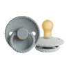 Frigg Fopspeen Rope Fr.Gray/Silver Gray T2 6-18 mnd (2 stuks)> Fopspenen 12+ Maanden|Fopspenen 6+ Maanden