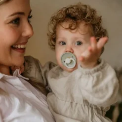 Frigg Fopspeen Rope Night Stone Blue/Sage T1 0-6 mnd (2 stuks)><noscript><img width=