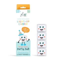 Glo Pals Cubes Light Up Party White 4-Pack> Badspeelgoed