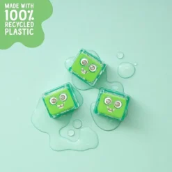 Glo Pals Cubes Light Up Pippa Green 4-Pack> Badspeelgoed