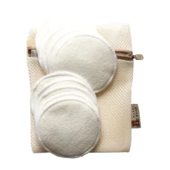 HappyBear Zoogcompressen Wasbaar (10 stuks) Inclusief Wasnet + Tasje> Borst Verzorging