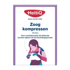 Heltiq Zoogcompres Voorgevormd (30 stuks)> Kraamartikelen