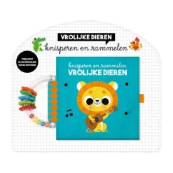 Imagebooks Knisperboekje Met Rammelaar Vrolijke Dieren> Boeken