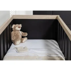 Interbaby Hanglegkast 2-Deurs Strips Zwart><noscript><img width=