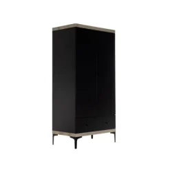 Interbaby Hanglegkast 2-Deurs Strips Zwart><noscript><img width=