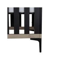 Interbaby Hanglegkast 2-Deurs Strips Zwart><noscript><img width=