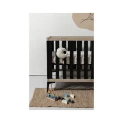 Interbaby Hanglegkast 2-Deurs Strips Zwart><noscript><img width=