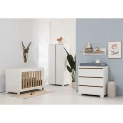 Interbaby Ledikant 60 x 120 - Commode 3 Laden Valencia - Hanglegkast 2 Deuren Valencia><noscript><img width=