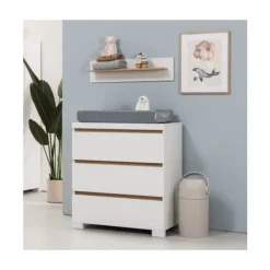 Interbaby Ledikant 60 x 120 - Commode 3 Laden Valencia - Hanglegkast 2 Deuren Valencia><noscript><img width=