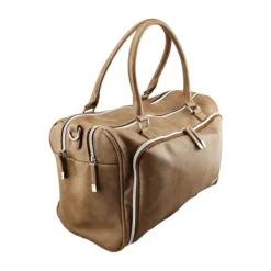 Isoki Double Zip Satchel Bag Redwood><noscript><img width=