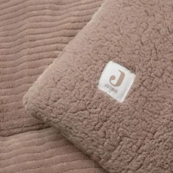 Jollein Boxkleed Box Cloudy Rib - Milky Coffee - 100×100 cm><noscript><img width=